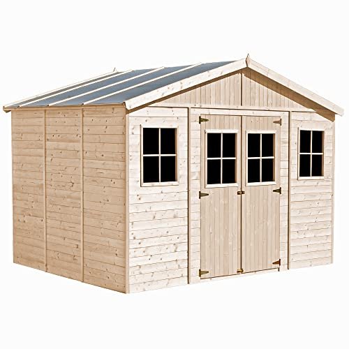 Timbela Wooden Garden Shed - Apex Shiplap Wooden Shed